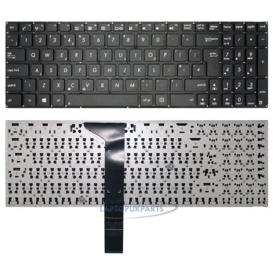 Tastatura Laptop Asus X501U fara rama uk neagra Tastaturi noi
