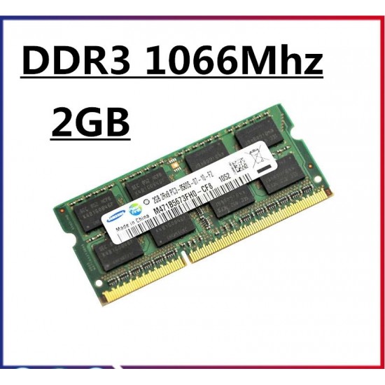 Memorie laptop 2GB DDR3 Sodimm 1066 Mhz PC3 8500 Memorie RAM sh