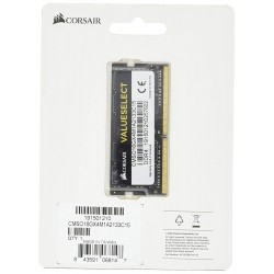 Memorie Laptop Corsair ValueSelect, 16GB (2x8GB), DDR4, 2133MHz, CL15, 1.2v, Dual Channel Kit