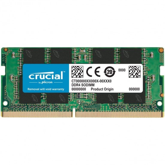 Memorie notebook Crucial 16GB, DDR4, 2666MHz, CL19, 1.2v Memorie RAM Noua