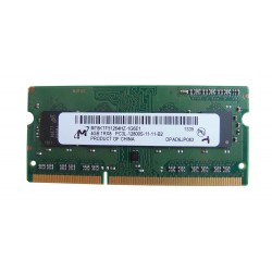 Memorie Ram 4GB DDR3 PC3L-12800S Micron MT8KTF51264HZ Soddim