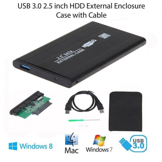 Rack Extern HDD Hard Disk 2.5 Inch Sata USB 3.0 Accesorii Laptop