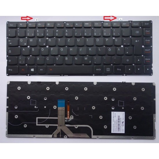Tastatura Laptop Lenovo Yoga 2 pro YB01549761 iluminata UK Tastaturi noi