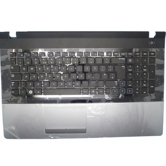 Carcasa superioara cu tastatura palmrest Laptop, Samsung, BA75-03352A, UK Tastaturi noi