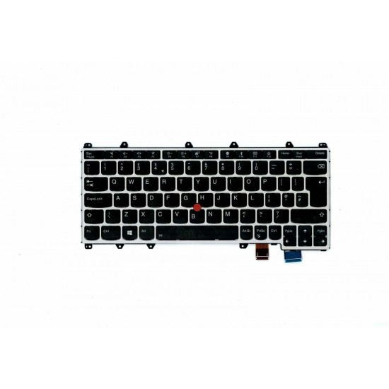 Tastatura Laptop, Lenovo, ThinkPad Yoga 260 Type 20FD, 20FE, 20GS, 20GT, ThinkPad Yoga 370 Type 20JH, 20JJ, 01AV745, cu iluminare, layout UK Tastaturi noi