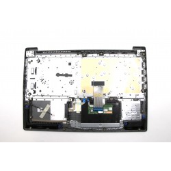 Carcasa superioara cu tastatura palmrest Laptop, Lenovo, IdeaPad S145-15AST Type 81N3, 5CB0S16761, FS540, AP1A4000610, AM1A4000700, argintie, layout US