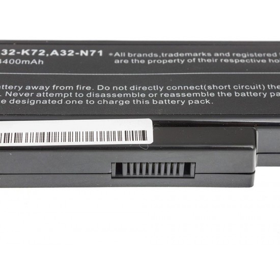Baterie compatibila Laptop, Asus, A32-K72, K72, K73, N71, N73, 70-NX01B1000Z, 70-NXH1B1000Z, 70-NZY1B1000Z, 10.V (11.1V), 4400mAh Baterii Laptop