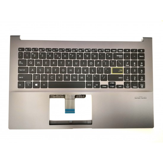 Carcasa superioara cu tastatura iluminata palmrest Laptop, Asus, VivoBook X521, X521IA, X521FA, X521FL, X521EA, X521EQ, X521UA, X521JQ, 90NB0FM1-R30280 Carcasa Laptop