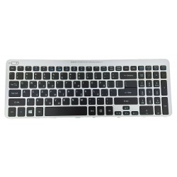 Tastatura Laptop, Acer, Aspire V5-531, V5-531G, V5-571, V5-571G, cu rama, iluminata, layout GR (US)