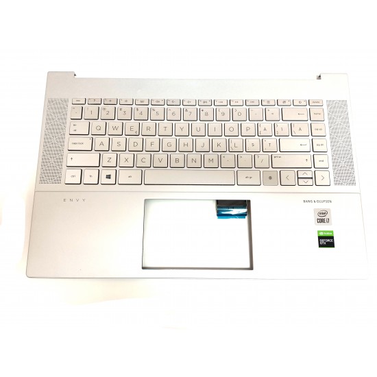 Carcasa superioara cu tastatura palmrest Laptop, HP, Envy 15-EP, 15T-EP, cu iluminare 