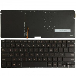 Tastatura Laptop, Asus, ZenBook UX410, UX410UA, UX410UQ, UX410UF, UX410UQK, UX410UAK, U4000, U4100, RX410, iluminata, US