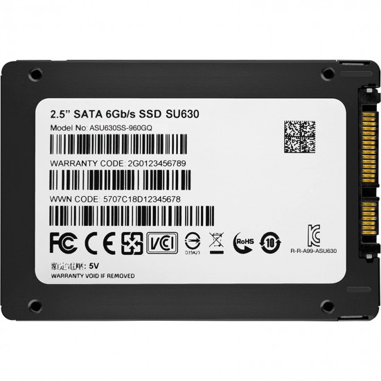 Solid-State Drive (SSD) ADATA SU630, 240GB, 2.5 inch, SATA III SSD