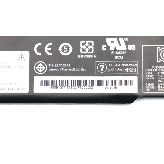 Baterie originala Laptop, Lenovo, IdeaPad 330-15ICH type 81FK, 330-17ICH type 81FL, L17C3PB0, L17M3PB1, L17M3PB0, 5B10Q71251, 5B10Q71254, 5B10Q71252, 11.4V, 45Wh, 3880mAh 