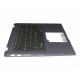 Carcasa superioara palmrest cu tastatura Laptop, Asus, VivoBook Flip 14 TP412F, TP412FA, TP412FAC, iluminata, albastra, layout US