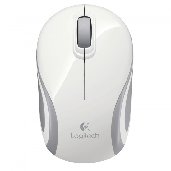 Mouse Wireless Logitech M187, USB, Alb Accesorii Laptop