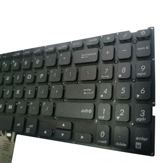 Tastatura Laptop, Asus, VivoBook 15 S512, S512DA, S512DK, S512FA, S512FB, S512UA, S512FJ, S512FL, neagra, layout US