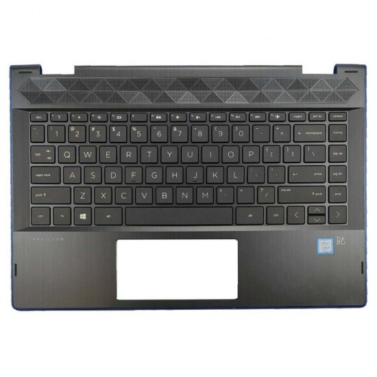 Carcasa superioara cu tastatura palmrest Laptop, HP, Pavilion x360 14-CD, 14M-CD, TPN-W131, L18951-001, L18947-001, L18947-001, layout US Carcasa Laptop