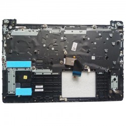 Carcasa superioara cu tastatura iluminata palmrest Laptop, Dell, G3 15 3579, 0N4HJ4, N4HJ4, taste albastre