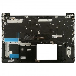 Carcasa superioara cu tastatura iluminata palmrest Laptop, Dell, G3 15 3579, 0N4HJ4, N4HJ4, taste rosii