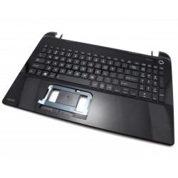 Carcasa superioara cu tastatura palmrest Laptop, Toshiba, Satellite L50-B, negru, layout us