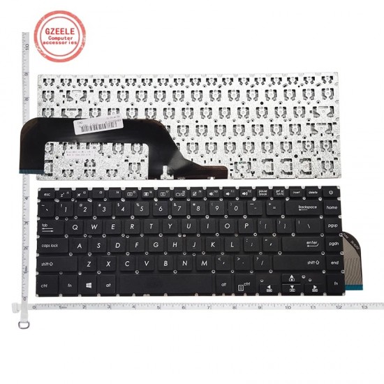 Way Beginner attractive Tastatura Laptop, Asus, VivoBook 15 X505, X505B, X505BA, X505BP, X505Z,  X505ZA, NSK-WK2SQ0T, 0KNB0-4129TU00, US - Hedonia.ro