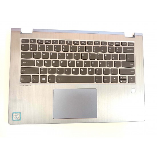 Carcasa superioara cu tastatura iluminata palmrest Laptop, Lenovo, Yoga 530-14, 530-14ARR, 530-14IKB, AP173000920, refurbished Carcasa Laptop