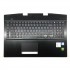 Carcasa superioara cu tastatura palmrest Laptop, HP, Omen 5 Plus 17-CB, TPN-C144, L57378-001, AM2K0000500, AM2K0000320, iluminata RGB, layout US