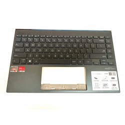 Carcasa superioara cu tastatura palmrest Laptop, Asus, ZenBook 14 UM425, UM425I, UM425IA, UM425QA, UM425UA, UM425UAZ, UM425UG, iluminata, layout US