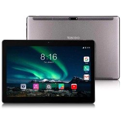 Tableta TOSCIDO M863, Octa-core. 10 inch, 4 GB RAM, 64 GB, Android 10.0, 4G, Wi-Fi, Gri