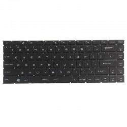 Tastatura Laptop, MSI, Modern PS63, MS-16S1, MS-16S2, iluminata, rosie, layout US