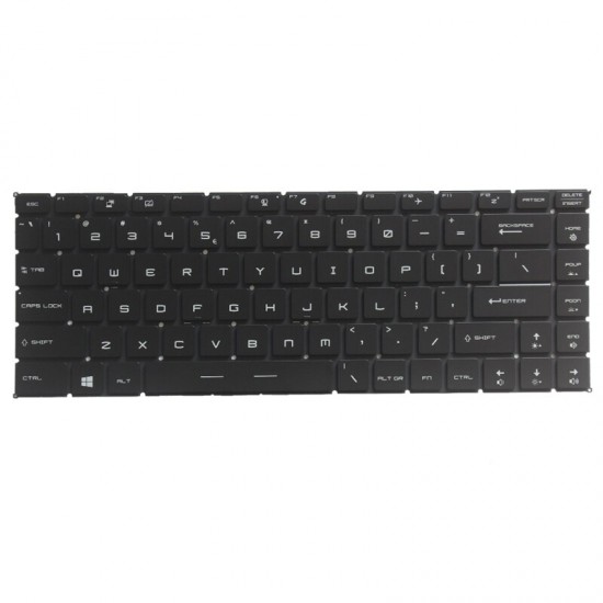 Tastatura Laptop, MSI, Stealth Thin GS65 8RE, 8RF, S1N-3EUS215-SA, V143422AK1, layout US Tastaturi noi