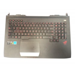 Carcasa superioara cu tastatura palmrest Laptop, Asus, ROG G751, G751J, G751JY, G751JT, G751JT, cu iluminare, layout us