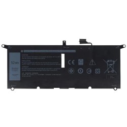 Baterie compatibila Laptop, Dell, XPS 13 9370, 9380, DXGH8, Inspiron 5390, 5391, 7390, 7490, Latitude 3301, 0DRRP, 7.6V, 6500mAh, 52Wh