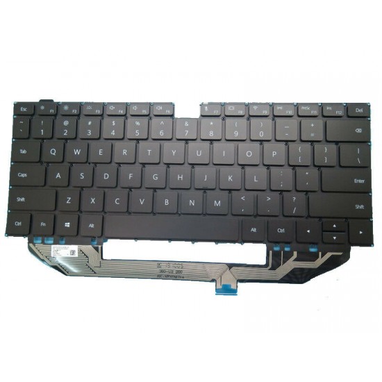 Tastatura laptop, Huawei, MateBook X Pro MACH-W19, MACH-W19B, MACHR-W19L, MACH-W29, cu iluminare, layout US Tastaturi noi