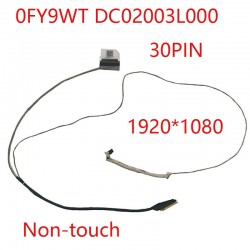 Cablu video LVDS Laptop, Dell, Vostro 3500, 3501, 0FY9WT, FY9WT, DC02003L000, FDI55 EDP CABLE NT, non touch, 30 pini