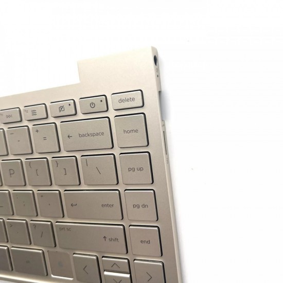 Carcasa superioara cu tastatura palmrest Laptop, HP, Envy 13-BA, 13T-BA, TPN-C145, L96800-031, L96800-B31, L98414-B31, AM2V5000A00, iluminata, layout US