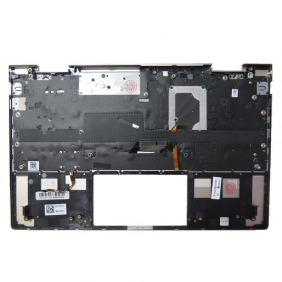Carcasa superioara cu tastatura palmrest Laptop, HP, Envy X360 13-AY, 13Z-AY, TPN-C147, M17263-001, M17263-031, M17263-B31, M15291-001, M15291-B31, M15291-031, AM2UT000450, AM2UT000900, iluminata, aurie, layout US