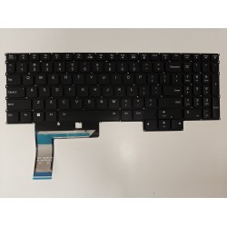 Tastatura Laptop, Lenovo, Legion Pro 7 16IRX9H Type 83DE, iluminata, RGB, neagra, layout US