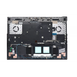 Carcasa superioara cu tastatura palmrest Laptop Gaming, Asus, ROG G17 G713I, G713IE, G713IC, G713Q, G713QC, G713QE, 90NR05A2-R31US0, 90NR05A2-R31UI0, 13NR05A2P02011-3, G713QC-1F, iluminata, RGB 4 Zone, layout US