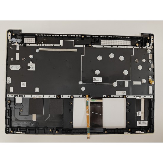 Carcasa superioara cu tastatura palmrest Laptop, Lenovo, IdeaPad Slim 5 15IRH9 Type 83G1, 5CB1N78885, 71001J38028, iluminata, Cloud Grey, layout US