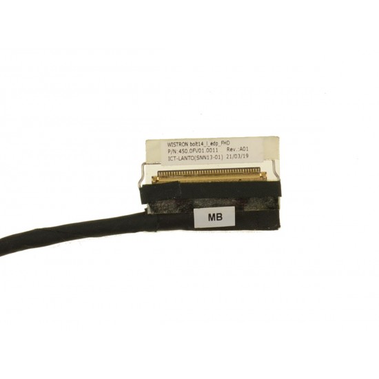 Cablu video LVDS Laptop, Dell, Latitude 3400, E3400, P206Y, 0P206Y, 450.0FV01.0011, Bolt14 EDP FHD
