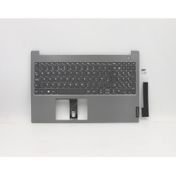 Carcasa superioara cu tastatura palmrest Laptop, ThinkBook 15-IIL Type 20SM, 5CB0W45422, 4FLVATALV50 3D, Mineral Grey, layout UK