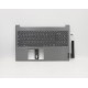 Carcasa superioara cu tastatura palmrest Laptop, Lenovo, ThinkBook 15-IML Type 20RW, 5CB0W45422, 4FLVATALV50 3D, Mineral Grey, layout UK