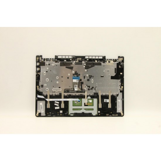 Carcasa superioara cu tastatura palmrest Laptop, Lenovo, Yoga 710-14ISK Type 80TY, 5CB0L47424, AM1JH000210, iluminata, argintie, layout US