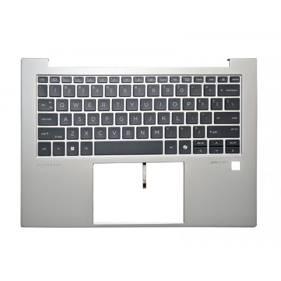 Carcasa superioara cu tastatura palmrest Laptop, HP, EliteBook 840 G9, 845 G9, N09058-001, 6070B2224401, iluminata, layout US
