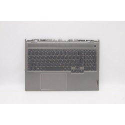 Carcasa superioara cu tastatura palmrest Laptop, Lenovo, ThinkBook 16p G2 ACH Type 20YM, 5CB1D04552, AM2KZ000700, Mineral Grey, layout UK