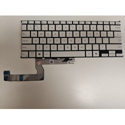 Tastatura compatibila Laptop, Asus, Zenbook S16 UM5606K, UM5606KA, UM5606W, UM5606WA, iluminata, alba, layout US