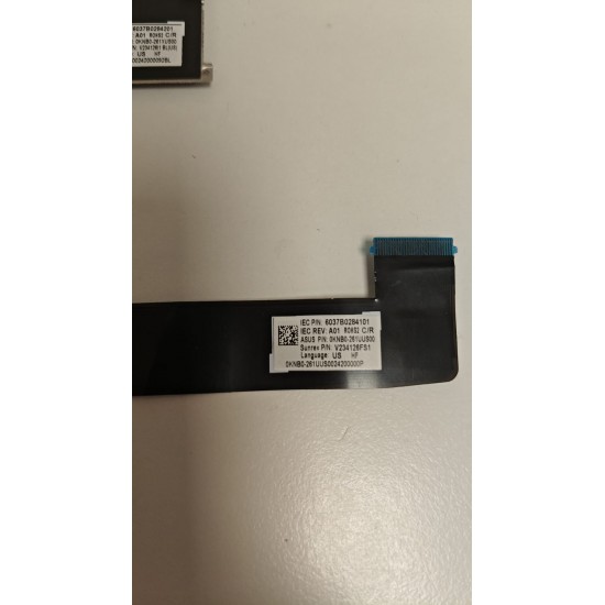 Tastatura compatibila Laptop, Asus, Zenbook S14 UX5406S, UX5406SA, iluminata, gri, layout US