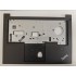 Carcasa superioara palmrest Laptop, Lenovo, ThinnkPad E485 Type 82KU, 01LW159, AP166000300, AP166000320, cu slot de amprenta, neagra