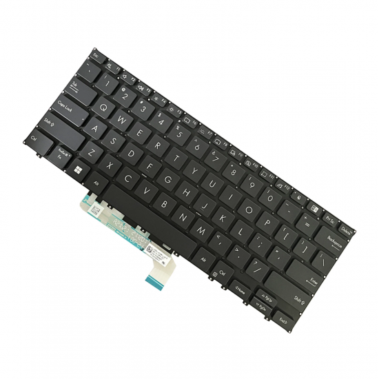 Tastatura Laptop, Asus, ExpertBook B5 B5302C, B5302CEA, B5302CBA, iluminata, neagra, layout US